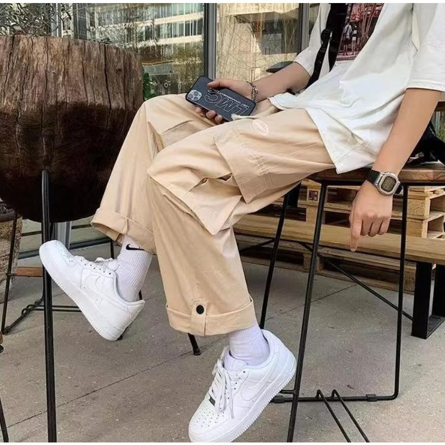 デニムパンツ メンズ ジーンズ ワイドパンツ 白 ロング ストレート 大きいサイズ ウェストゴム ジーパン ｇパン Xaw 0615hexk58 イチゴのキス 通販 Yahoo ショッピング