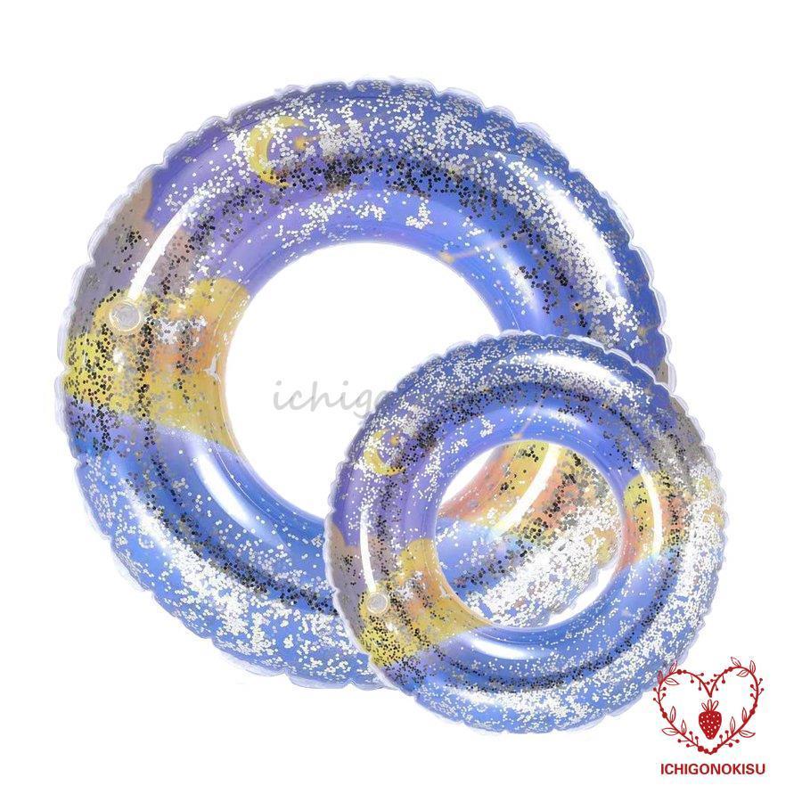 夏の定番かわいい浮き輪 浮き輪 子供用 大人用 ラメ入り フロート かわいい キラキラ ブルー 男の子 女の子 兼用 60 70 80 90 Xaw0502 Yeyq59 イチゴのキス 通販 Yahoo ショッピング
