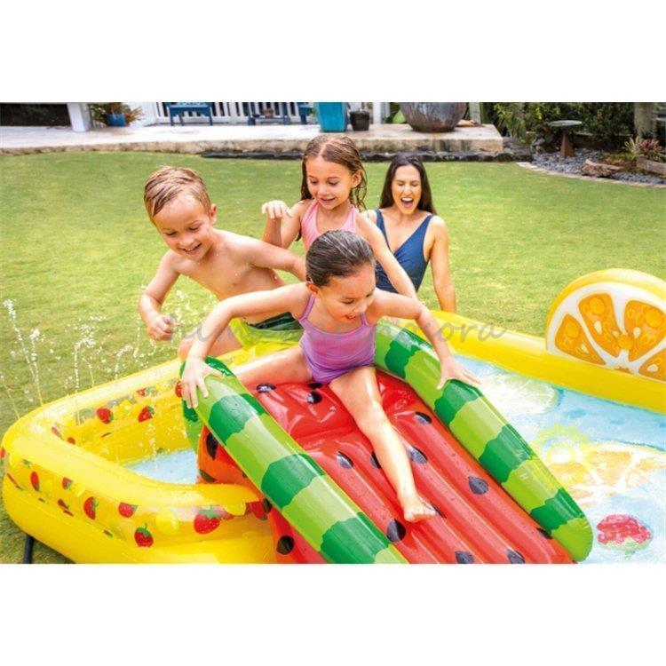 子供プール 滑り台 家庭用 大型 噴水プール ゲーターフルーティー