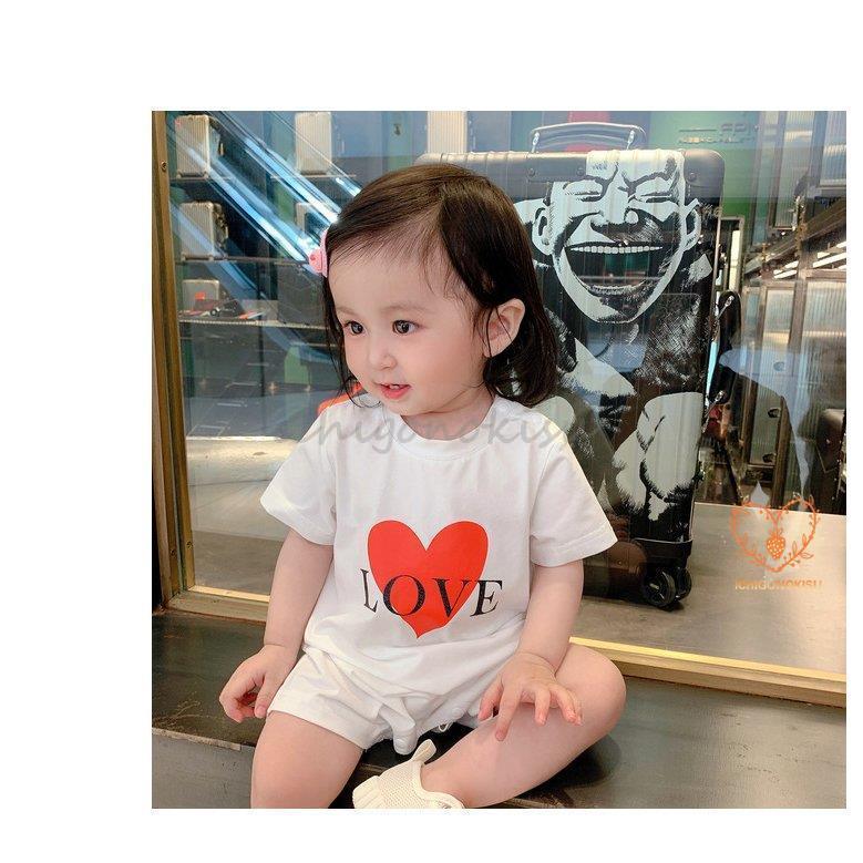 親子コーデ ベビー 赤ちゃん ペアTシャツ ワンピース ロンパース