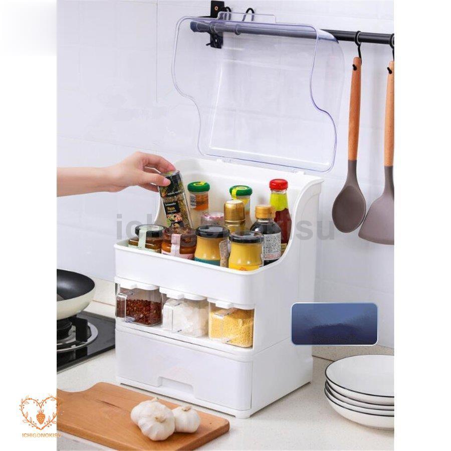 調味料入れ 調味料ラック キッチンラック キッチン用品 多機能 収納