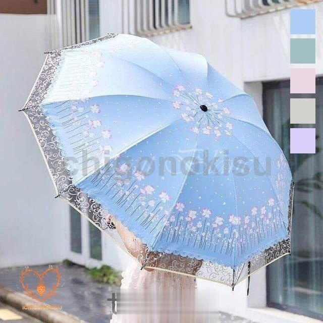 87%OFF!】-折りたたみ•傘 レディース 花柄 日傘 雨傘 晴雨兼用傘