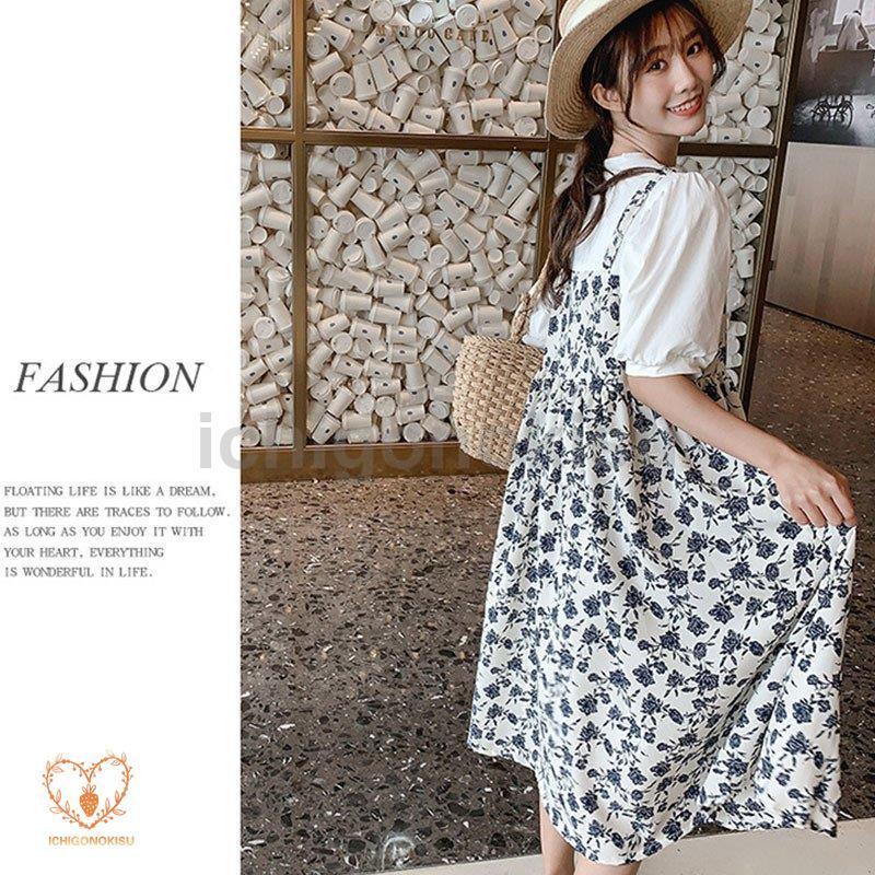 ママ 娘さん 親子お揃い 重ね着風 ママとお揃い 娘とペアルック 親子