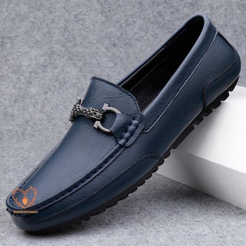 ドライビングシューズ メンズ ローファー 本革 モカシン シューズ
