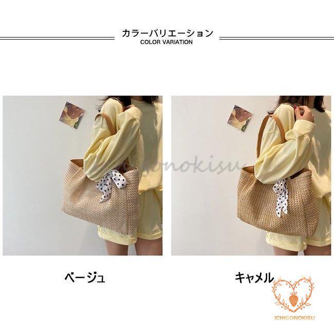 未使用　悶絶可愛い　リボンカゴバッグ  インナー水玉　超レア　アクアガール 未使用 悶絶可愛い リボンカゴバッグ インナー水玉 超レア