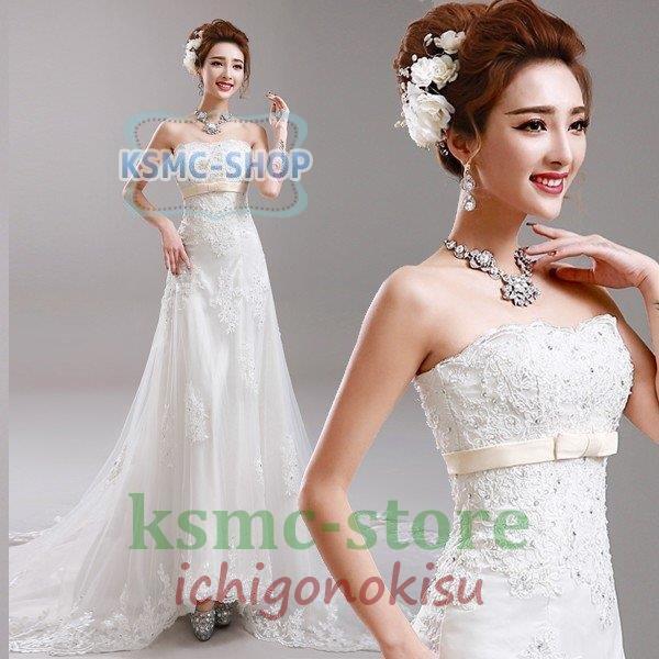 新品即決 ウェディングドレス マーメイドライン ウエディングドレス サッシュベルト 花嫁 ロングドレス 披露宴 マーメイドドレス 二次会 エンパイア 結婚式 バックレス ブランドショッパー付き Www Grupomontesa Com