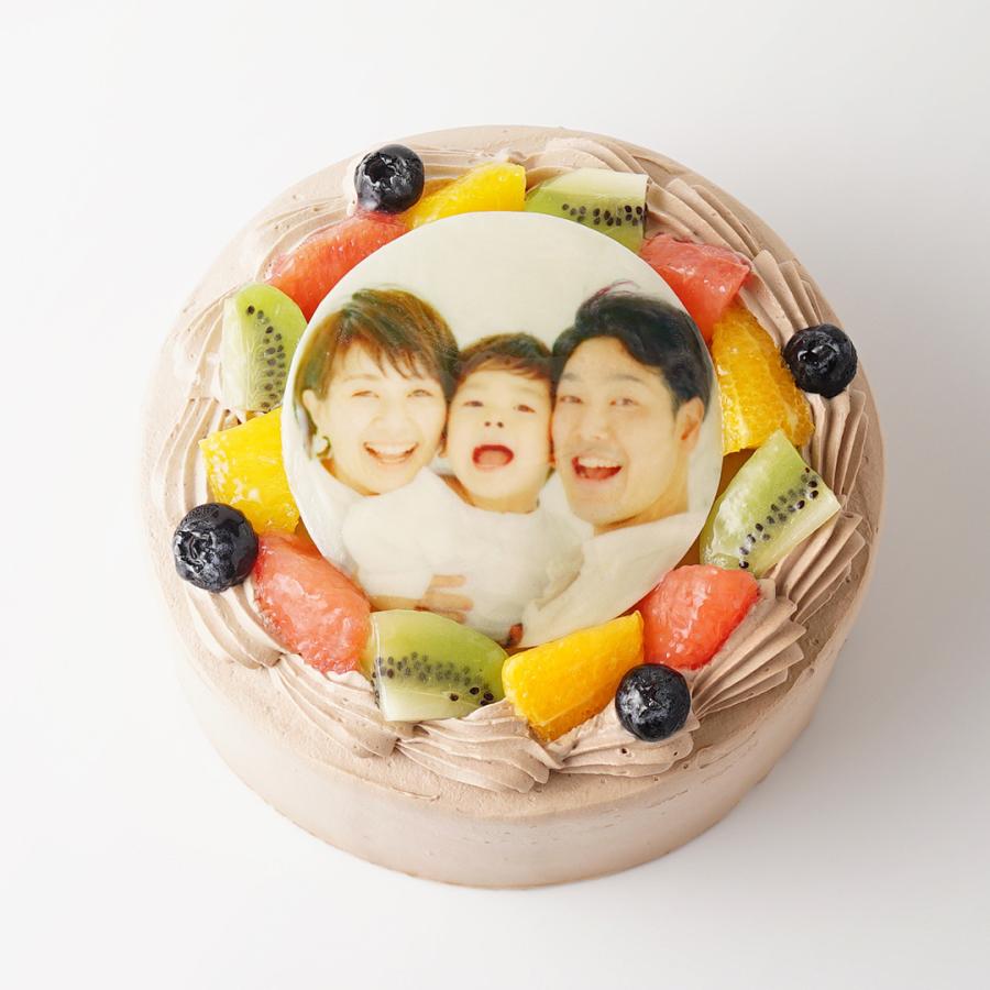 1512円 売れ筋ランキングも掲載中 写真ケーキ チョコ生クリーム 19 5cm 7 8人用 フォト プリント イラスト 印刷 オーダー デコレーション