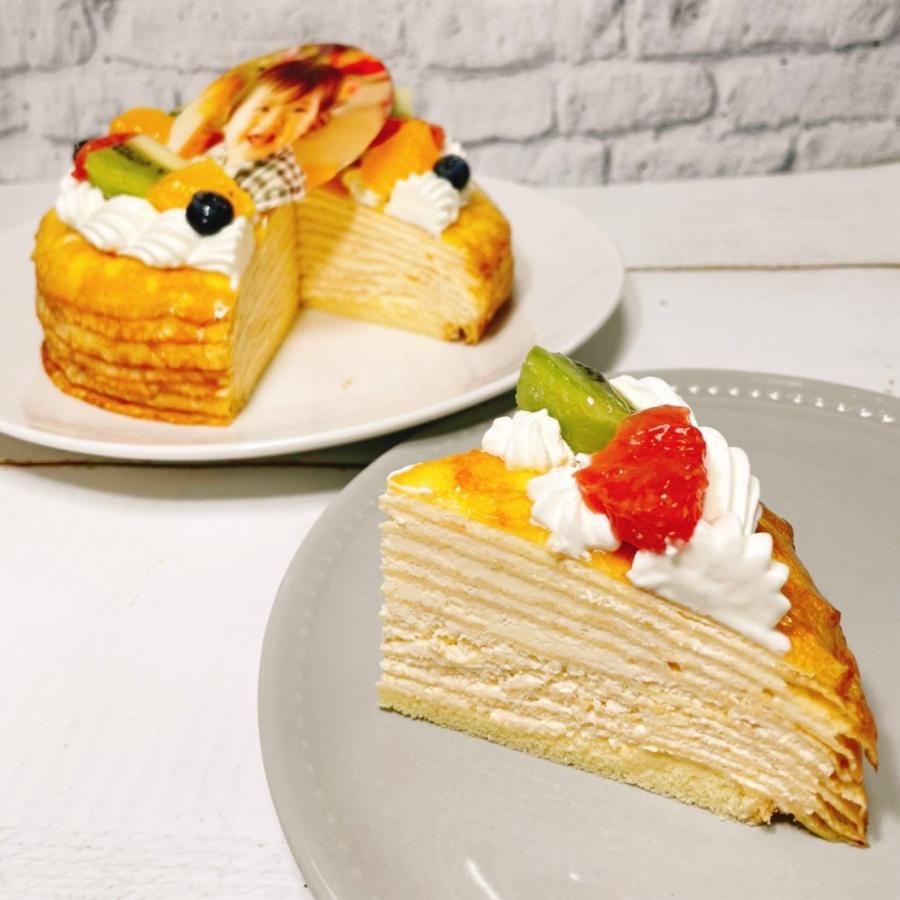 写真ケーキ ミルクレープ 17 5cm 5 6人用 フォト プリント イラスト 印刷 オーダー デコレーション C0003 いちごおじさんの洋菓子工房 通販 Yahoo ショッピング