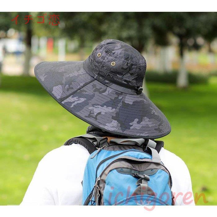 帽子 メンズ 大きいサイズ キャップ 夏 ぼうし ハット 釣り アウトドア 登山 UVカット 紫外線対策 紫外線カット 日よけ帽子 サマー｜ichigoren｜11