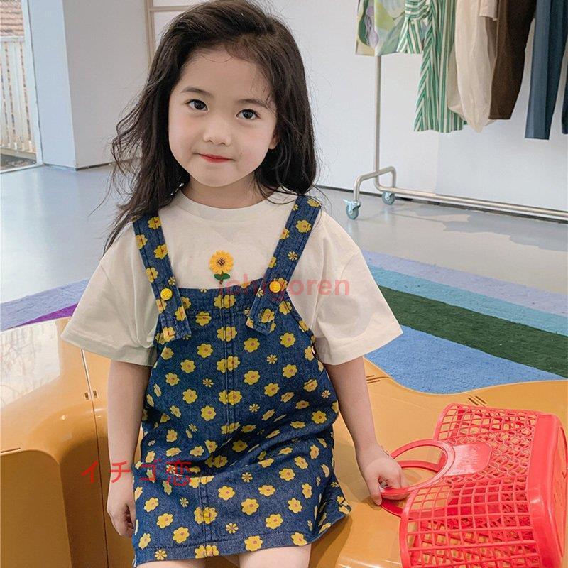 全商品オープニング価格 韓国服 子供服 キッズ ワンピース サロペット スカート 韓国服 サロペット キッズ おしゃれ ストライプ柄
