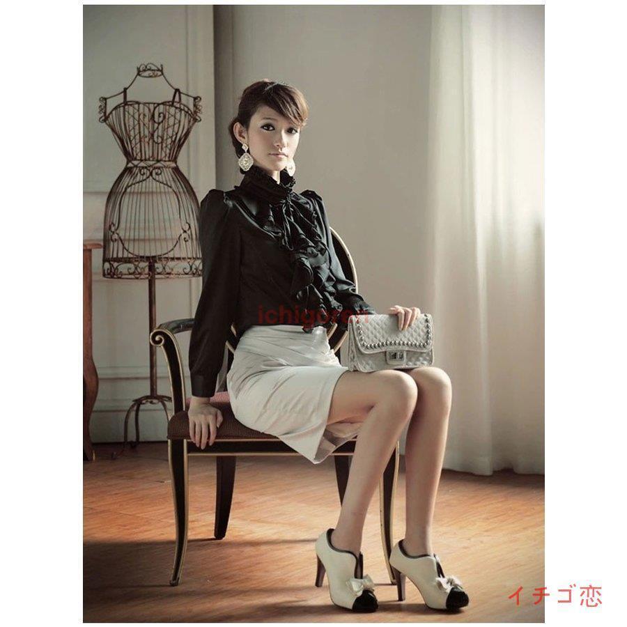 シャツ レディース シフォンブラウス レディース 長袖 白シャツ レディース 無地 フォーマルシャツブラウス シフォンシャツ シフォンブラウス Icr0610 Lbur748 イチゴ恋 通販 Yahoo ショッピング