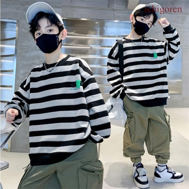子供ジャージ ストライプ柄 トレーナー パーカー 男の子 長袖トップス