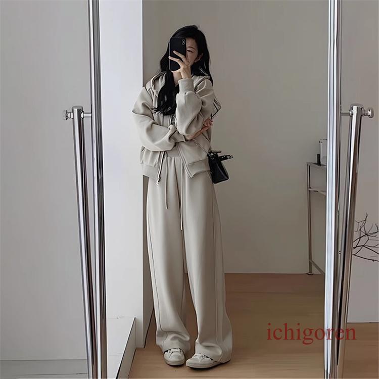 爆買ジャージ セットアップ レディース スウェット フード付き 春服 秋