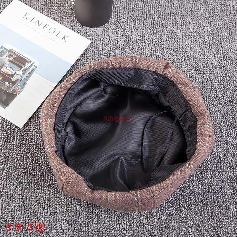 ca41a チェック柄ファー付きキャップ ca41a チェック柄ファー付きキャップ ROLL AS11(ONESIZE BROWN