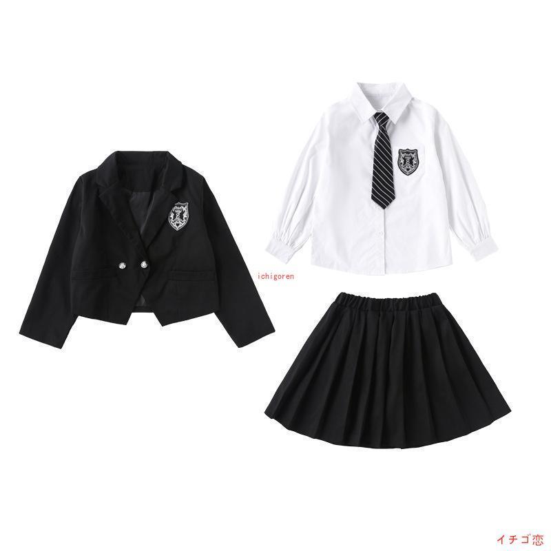 スーツ フォーマルスーツ 女の子 高校生 中学生 JK制服 レデイース 4点