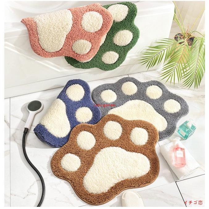 爆買玄関マット 猫 ねこ柄 キッチンマット 室内 屋内 滑り止め付き