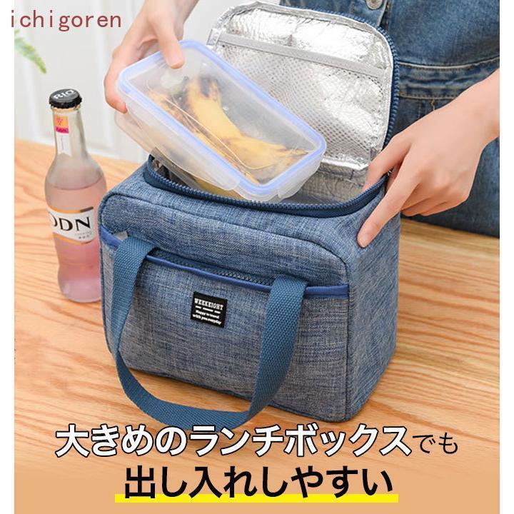 ランチバッグ 保冷バッグ ランチトート コンパクト 保冷保温 保冷 保温 おしゃれ｜ichigoren｜06