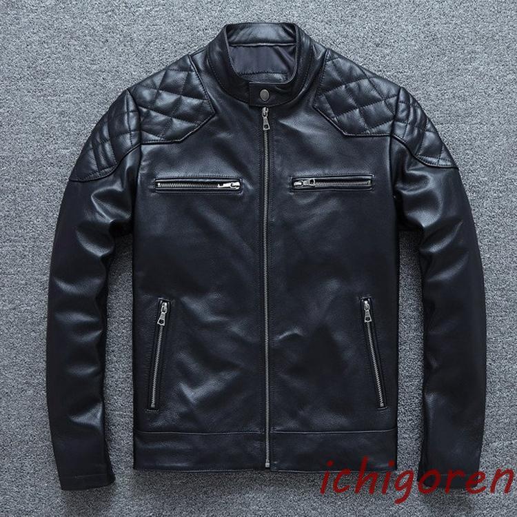 牛革 メンズ革ジャン 本革 秋冬 レザージャケット ライダース