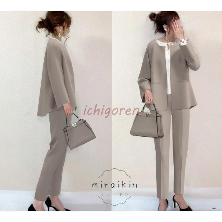 スーツ レディース セット 2点セット 洗える 着回し ジャケット