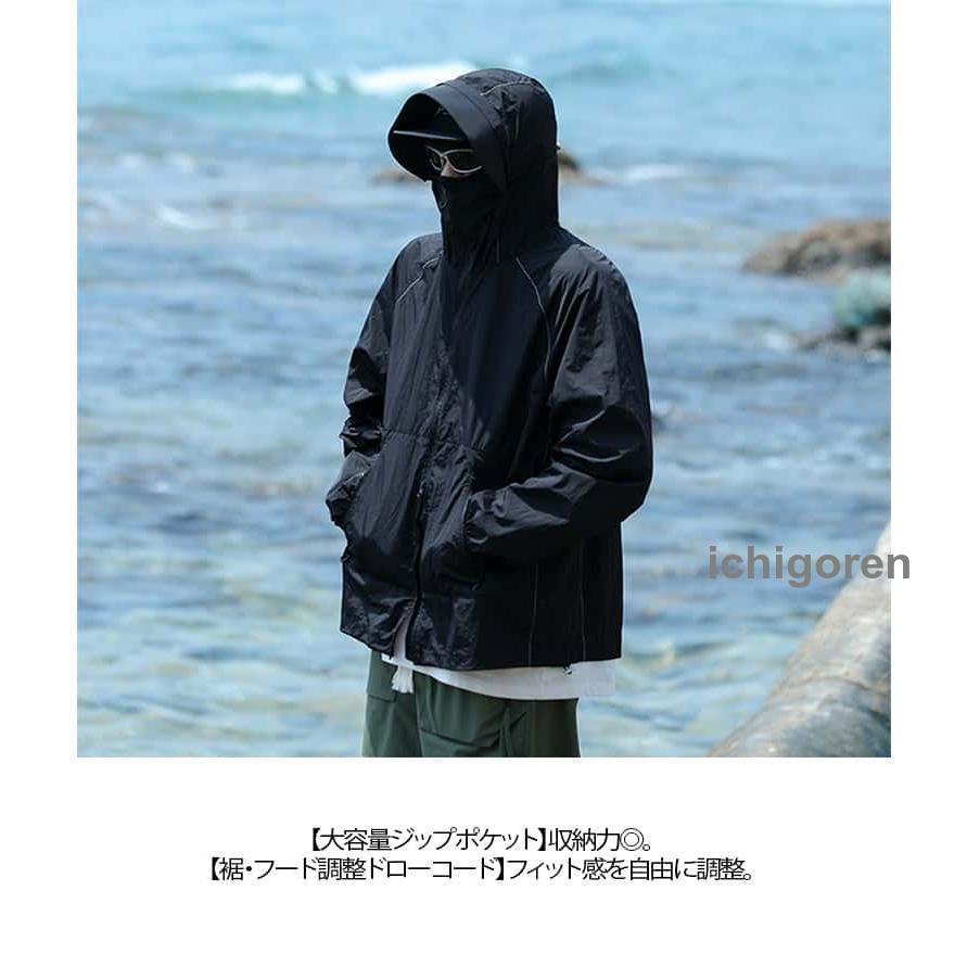 uvカットパーカー ワークマン UPF50 接触冷感 スプリングコート