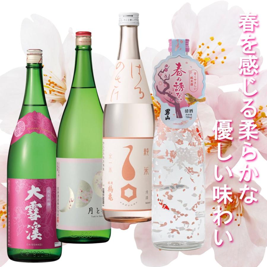 花見酒 選べる2本セット 720ml 春和酒 桜 花見 日本酒｜ichigou-sake｜02