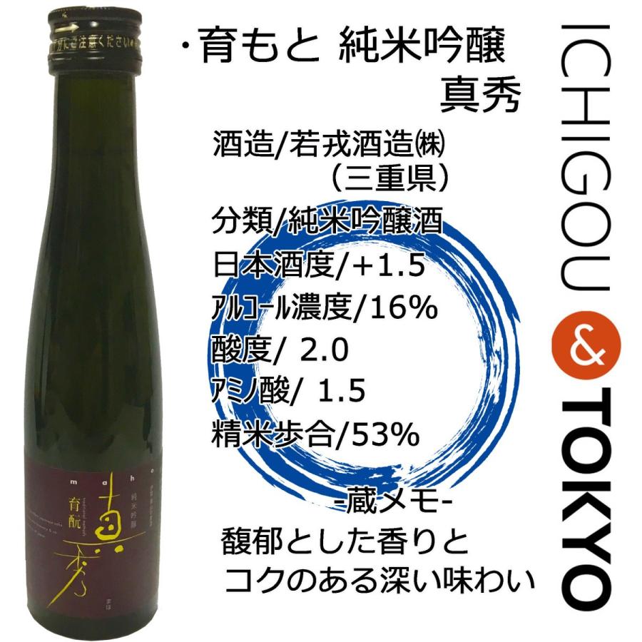 日本酒 純米吟醸 育もと 真秀 180ml :ys-jg-009:ICHIGOU - 通販 - Yahoo!ショッピング