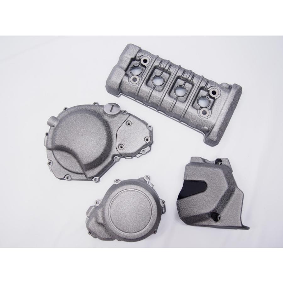 塗装後未使用バリオス250.ZR250A/B純正エンジンカバー5点セット 塗装後未使用バリオス250.ZR250A/B純正エンジンカバー5点セット