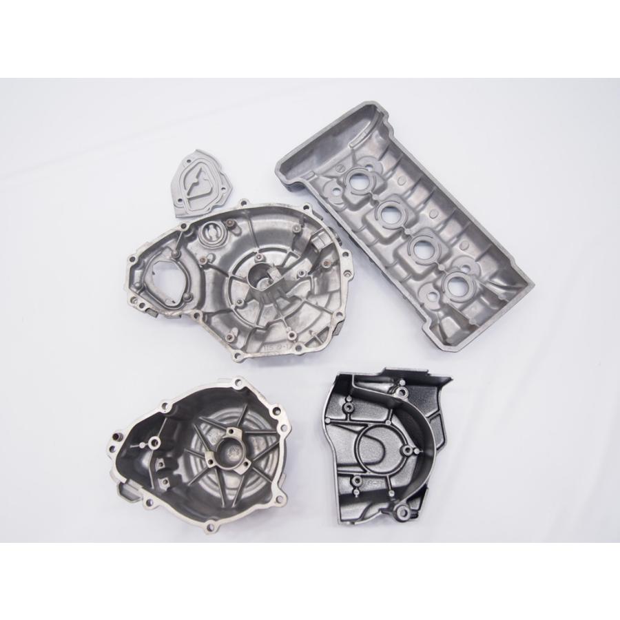塗装後未使用バリオス250.ZR250A/B純正エンジンカバー5点セット 塗装後未使用バリオス250.ZR250A/B純正エンジンカバー5点セット