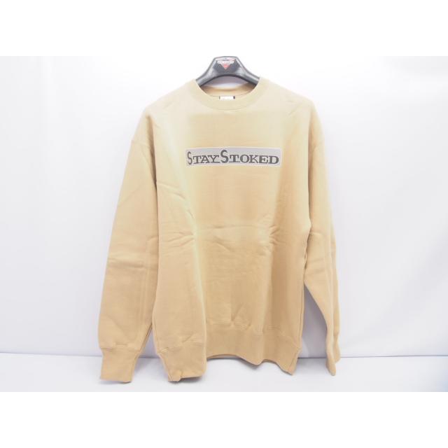 ビヨンドクロージング　デッドストックS 未使用品。 未使用.未着用.StayStoked.ロゴ入り.トレーナー.デッドストック品.L