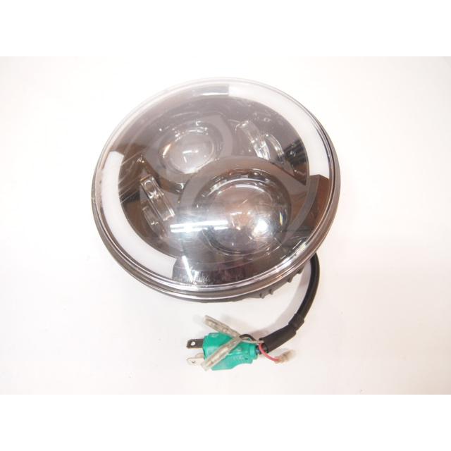 社外ヘッドライト185mm径 割れなし点灯OK LED : 壱濱部品