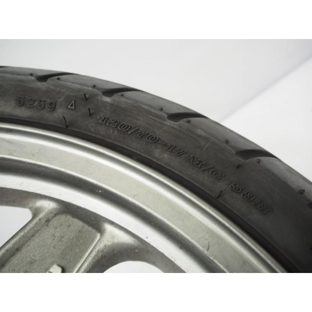 フレ無し!GPZ900Rニンジャ純正フロントホイール17X3.00 ZX900Aタイヤ