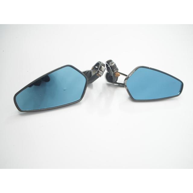 バーエンドミラー左右バックミラー エンド ハンドル カスタムベースに  