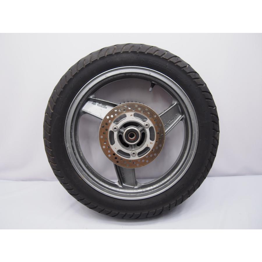 フレ無し!ZZ-R250純正リアホイール3.50×17Jデイスクローター スプロケ