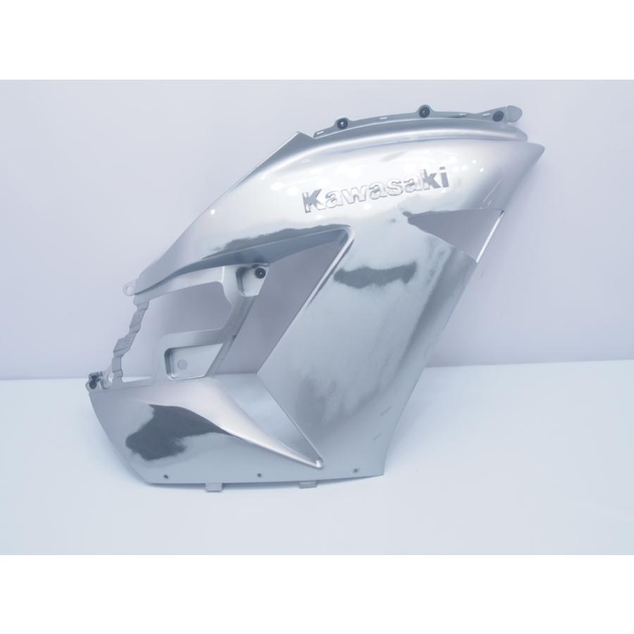 割れナシ ZZ-R1400 ZX-14 06-11年 純正サイドカウル右 アンダーカウル