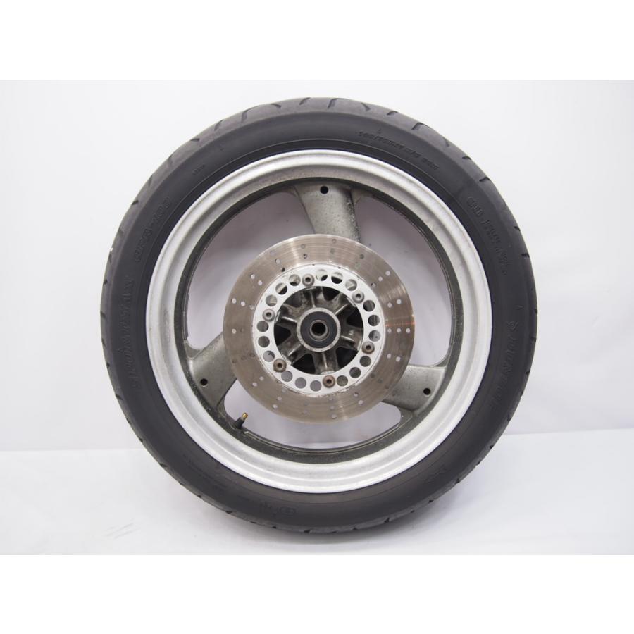 SRX400純正リアホイール4.00×17Jディスク.スプロケ付き3VN振れなし