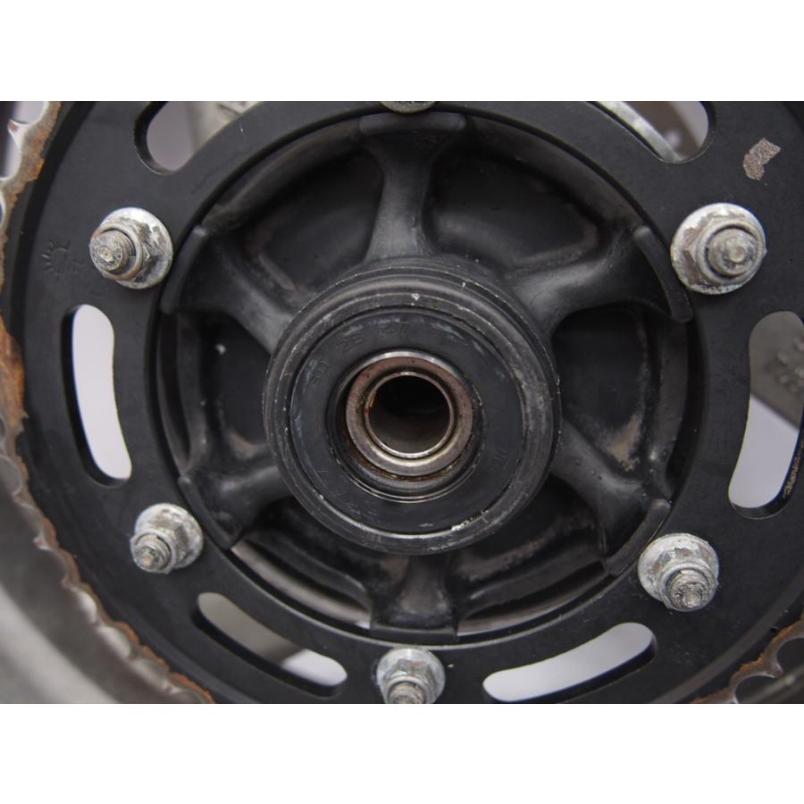 SRX400純正リアホイール4.00×17Jディスク.スプロケ付き3VN振れなし