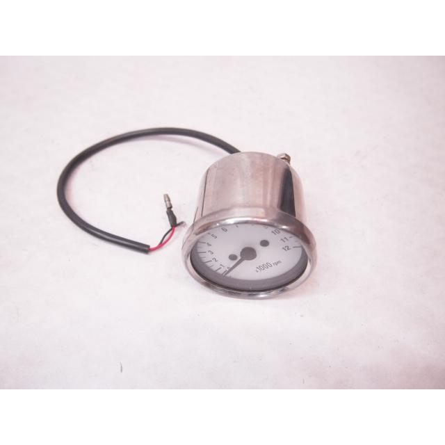 汎用タコメーター12000RPM 割れ無し針可動 カフェ ストリート : 壱濱