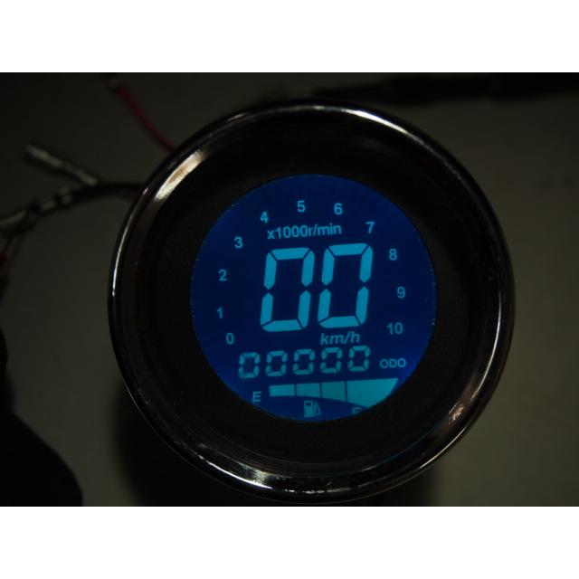 デジタル ミニメーター メーター スピードメーター 通電OK 60mm