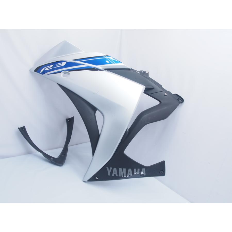 割れ無し YZF-R3 RH07J 14-18年 純正サイドカウル左 アンダーカウル