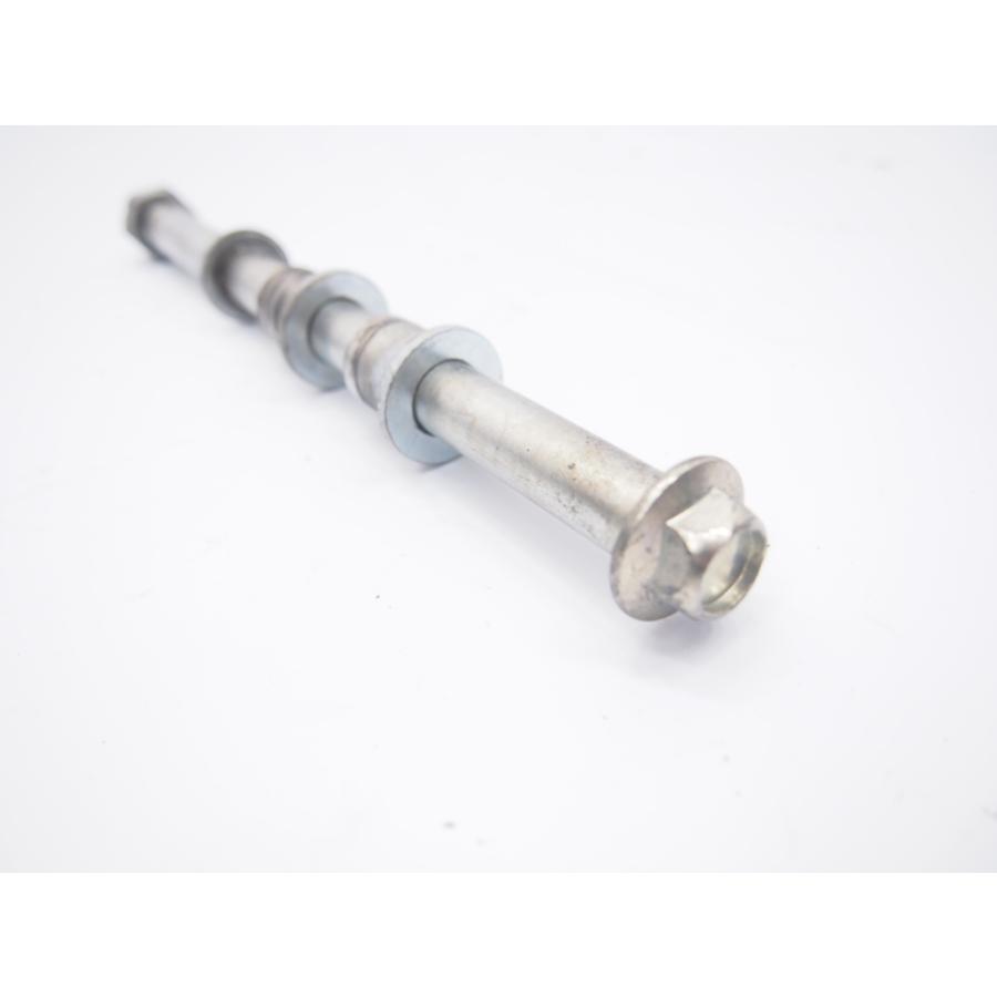ニンジャ250純正フロントアクスルシャフト.カラー付きEX250L.13-17年