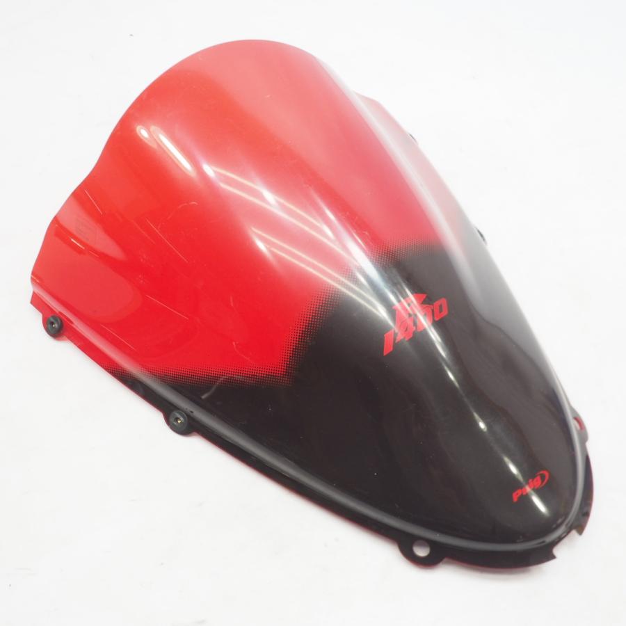 RED!PUIGスクリーン バイザー ZZ-R1400 ZX-14R ZZR1400 ZX14R ZX14 06