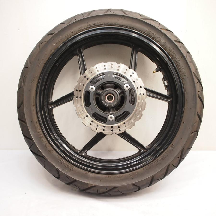 フレ無!ニンジャ250R EX250K-A23 10年外し純正リアホイール ディスク 