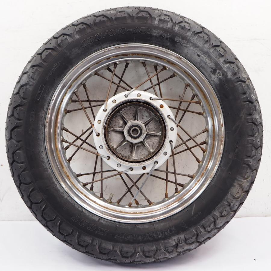 ビラーゴ250 3DM純正リアホイール後ろホイール15x2.75 88-93年 前期