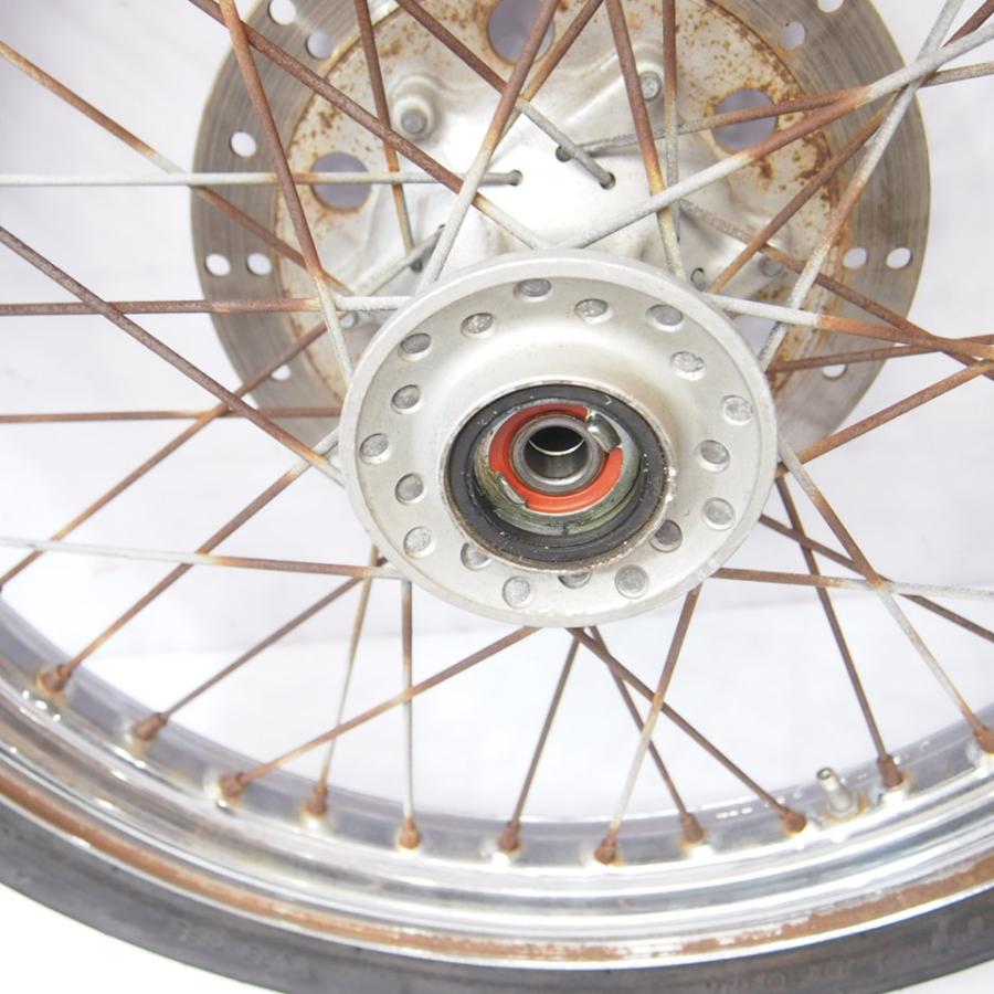 レブル250 純正フロントホイール 全体ちょいユラ ウェイトでイケそう