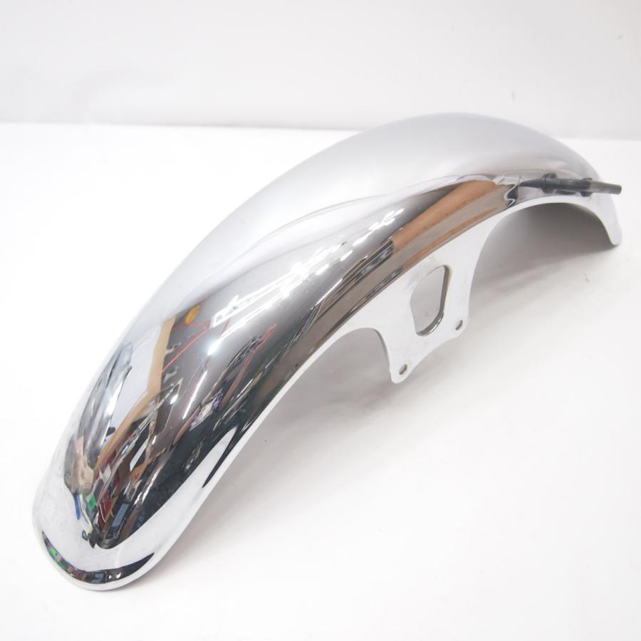 SR400純正フロントフェンダー 割れなし 全年式装着OK メッキ カスタム