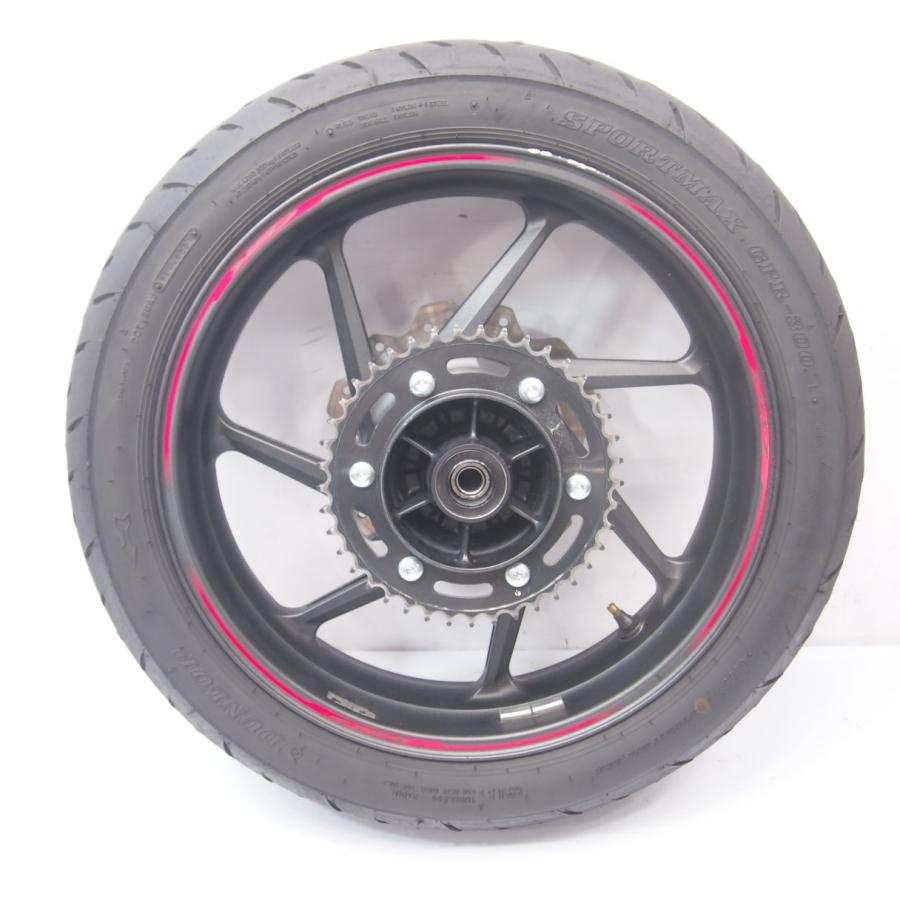 HONDA CBR250RR MC51 リアホイール　タイヤ付き CBR250RR純正リアホイール ブレなし 17年外し MC51 44X刻印 17X4.00J