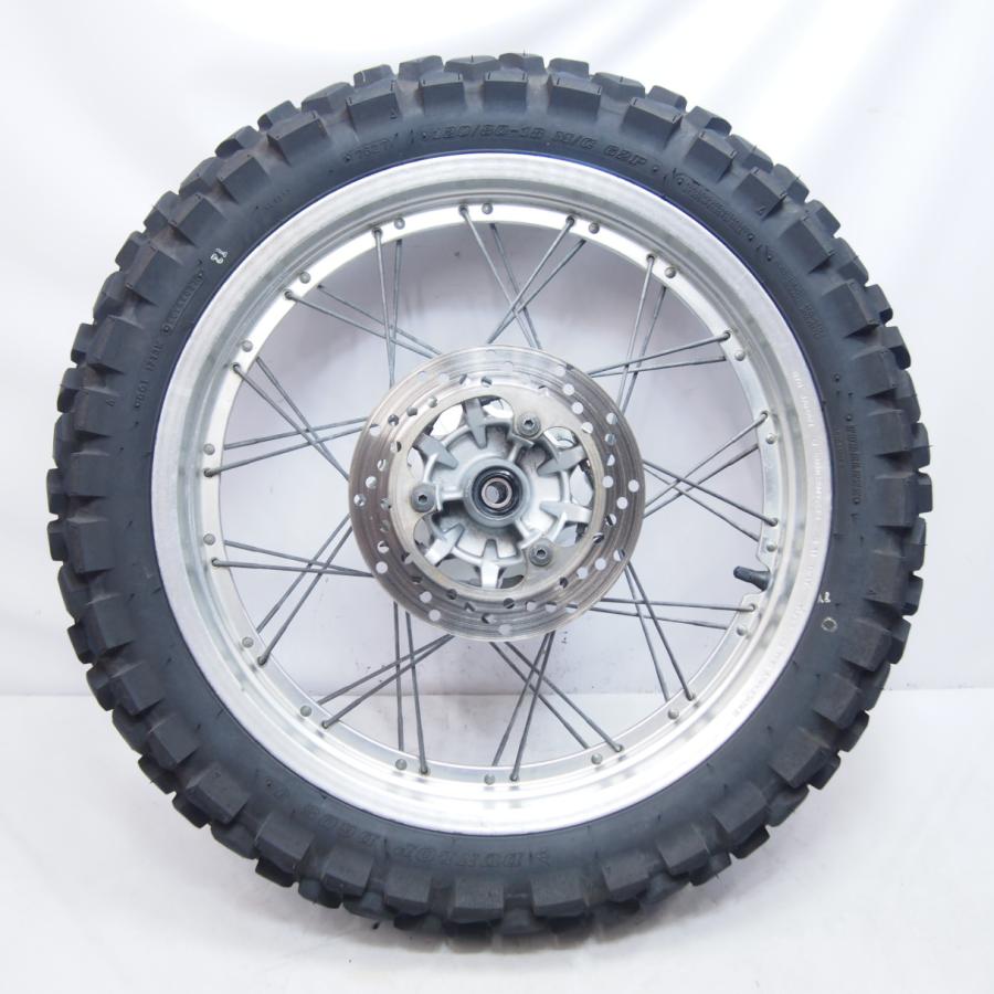 セロー250純正リアホイール2.15×18J軽い振れありDG17Jチューブレス08