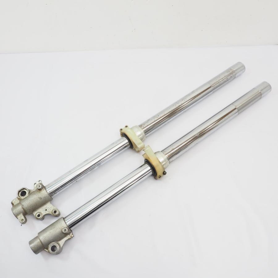 kdx125 フロントサス　フォーク KDX125SR DX125A純正フロントフォーク左右フォーク メッキ KDX125 : 壱
