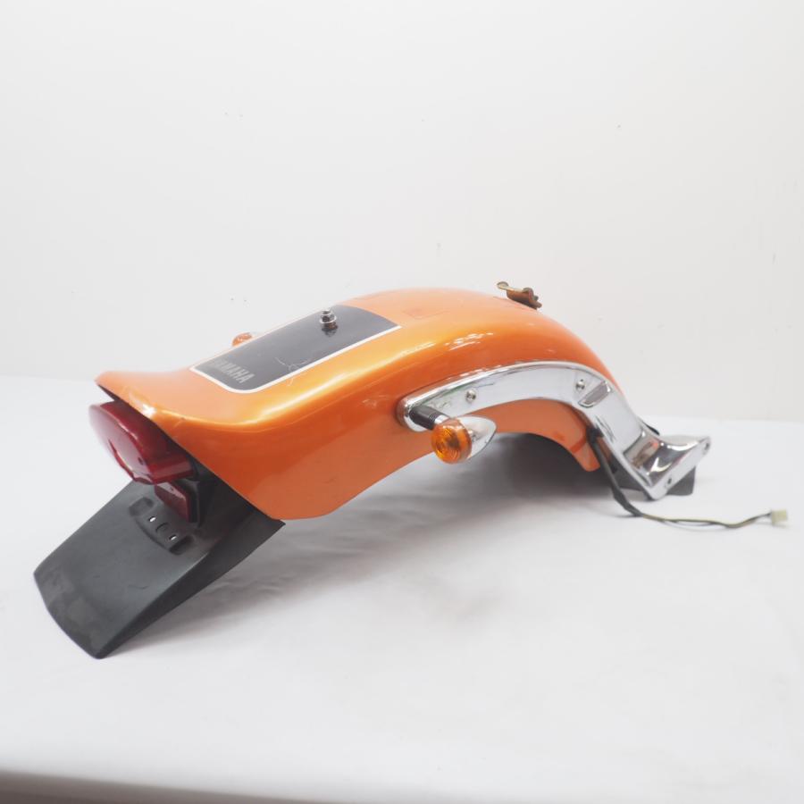 ドラッグスター400 VH01J 青 リアフェンダー ステー ウィンカー付き