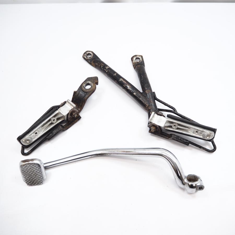 SR400 1JR 純正タンデムステップ左右 リアステップ ブレーキペダル 